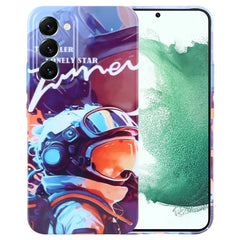 Painted Pattern Precise Hole PC Phone Case, For Samsung Galaxy S22+ 5G