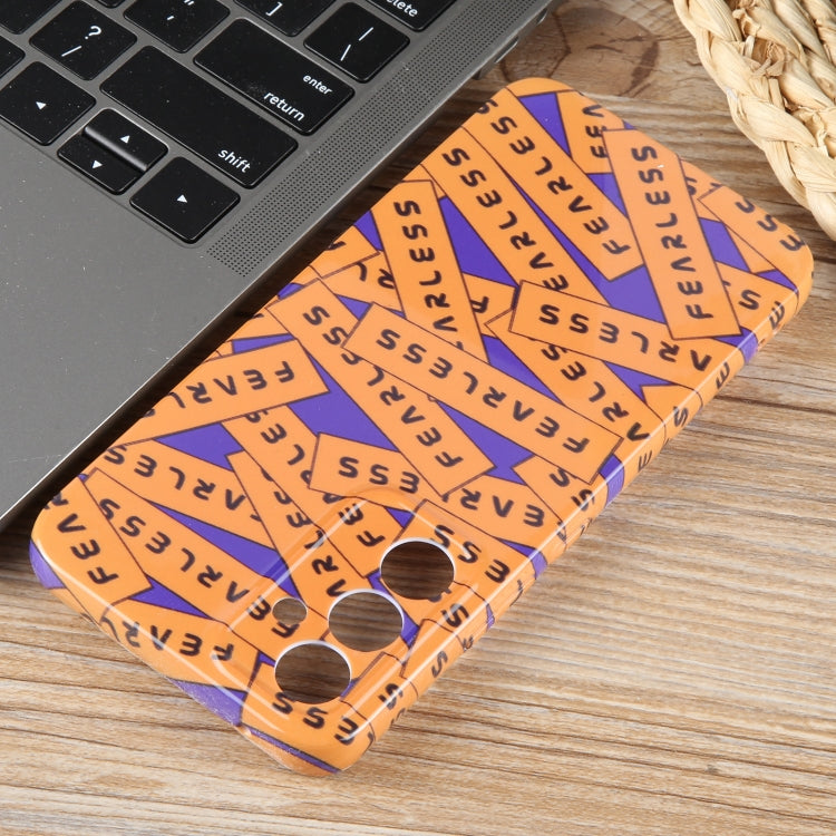 Painted Pattern Precise Hole PC Phone Case