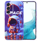 For Samsung Galaxy S22 5G / Orange White Astronaut
