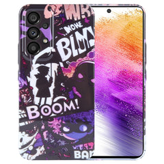 Painted Pattern Precise Hole PC Phone Case, For Samsung Galaxy A73 5G