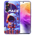 For Samsung Galaxy A73 5G / Orange White Astronaut