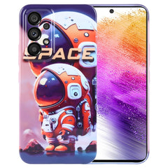 Painted Pattern Precise Hole PC Phone Case, For Samsung Galaxy A73 5G