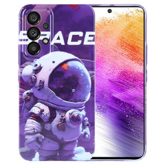 Painted Pattern Precise Hole PC Phone Case, For Samsung Galaxy A73 5G