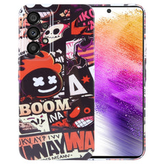 Painted Pattern Precise Hole PC Phone Case, For Samsung Galaxy A73 5G
