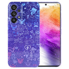 For Samsung Galaxy A73 5G / Blue Purple Graffiti