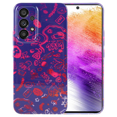 Painted Pattern Precise Hole PC Phone Case, For Samsung Galaxy A73 5G