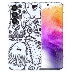 Painted Pattern Precise Hole PC Phone Case, For Samsung Galaxy A73 5G