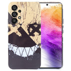 For Samsung Galaxy A73 5G / Black Yellow Smiling
