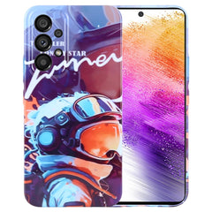 Painted Pattern Precise Hole PC Phone Case, For Samsung Galaxy A73 5G