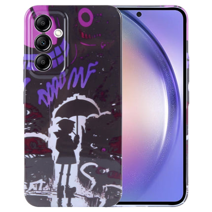 Painted Pattern Precise Hole PC Phone Case, For Samsung Galaxy A54 5G