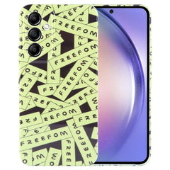 Painted Pattern Precise Hole PC Phone Case, For Samsung Galaxy A54 5G