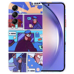 Painted Pattern Precise Hole PC Phone Case, For Samsung Galaxy A54 5G