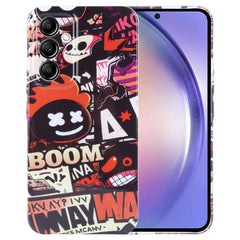 Painted Pattern Precise Hole PC Phone Case, For Samsung Galaxy A54 5G