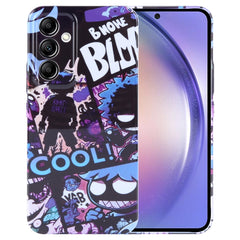 Painted Pattern Precise Hole PC Phone Case, For Samsung Galaxy A54 5G