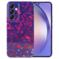 Painted Pattern Precise Hole PC Phone Case, For Samsung Galaxy A54 5G