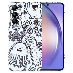 Painted Pattern Precise Hole PC Phone Case, For Samsung Galaxy A54 5G