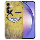 For Samsung Galaxy A54 5G / Yellow Background Smiling