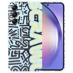 Painted Pattern Precise Hole PC Phone Case, For Samsung Galaxy A54 5G