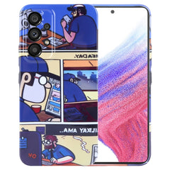 Painted Pattern Precise Hole PC Phone Case, For Samsung Galaxy A53 5G