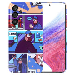 Painted Pattern Precise Hole PC Phone Case, For Samsung Galaxy A53 5G