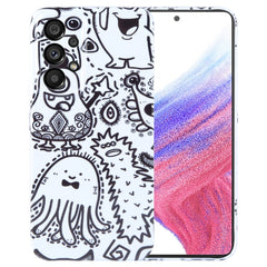 Painted Pattern Precise Hole PC Phone Case, For Samsung Galaxy A53 5G