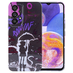 Painted Pattern Precise Hole PC Phone Case, For Samsung Galaxy A23