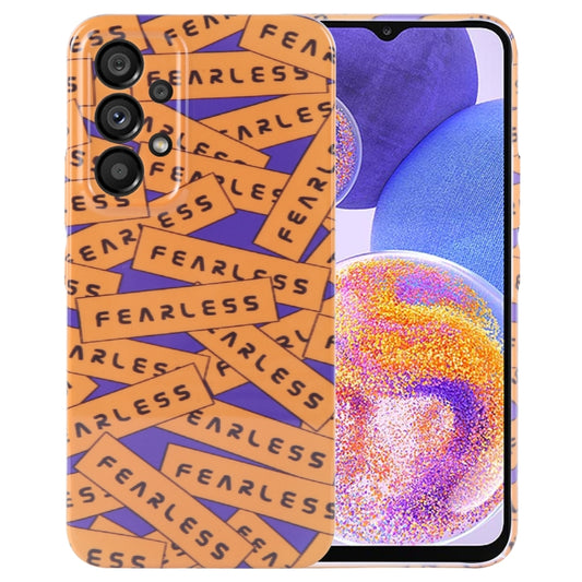 Painted Pattern Precise Hole PC Phone Case, For Samsung Galaxy A23