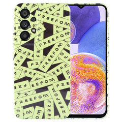 Painted Pattern Precise Hole PC Phone Case, For Samsung Galaxy A23