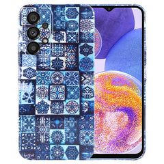 Painted Pattern Precise Hole PC Phone Case, For Samsung Galaxy A23