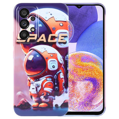 Painted Pattern Precise Hole PC Phone Case, For Samsung Galaxy A23