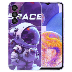 Painted Pattern Precise Hole PC Phone Case, For Samsung Galaxy A23