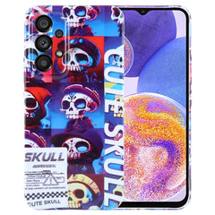 Painted Pattern Precise Hole PC Phone Case, For Samsung Galaxy A23