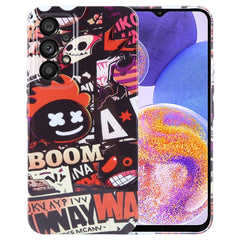Painted Pattern Precise Hole PC Phone Case, For Samsung Galaxy A23
