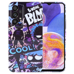 Painted Pattern Precise Hole PC Phone Case, For Samsung Galaxy A23