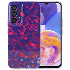 For Samsung Galaxy A23 / Black Red Graffiti