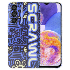 Painted Pattern Precise Hole PC Phone Case, For Samsung Galaxy A23