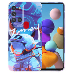 Painted Pattern Precise Hole PC Phone Case, For Samsung Galaxy A21s
