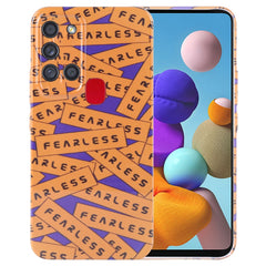 Painted Pattern Precise Hole PC Phone Case, For Samsung Galaxy A21s