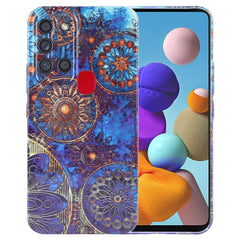 Painted Pattern Precise Hole PC Phone Case, For Samsung Galaxy A21s