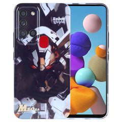 Painted Pattern Precise Hole PC Phone Case, For Samsung Galaxy A21s