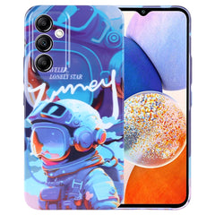 Painted Pattern Precise Hole PC Phone Case, For Samsung Galaxy A14 5G