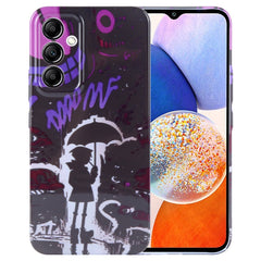 Painted Pattern Precise Hole PC Phone Case, For Samsung Galaxy A14 5G