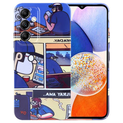 Painted Pattern Precise Hole PC Phone Case, For Samsung Galaxy A14 5G