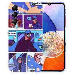 Painted Pattern Precise Hole PC Phone Case, For Samsung Galaxy A14 5G
