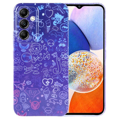 Painted Pattern Precise Hole PC Phone Case, For Samsung Galaxy A14 5G