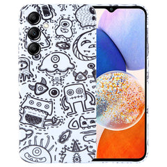 Painted Pattern Precise Hole PC Phone Case, For Samsung Galaxy A14 5G