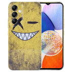 For Samsung Galaxy A14 5G / Yellow Background Smiling