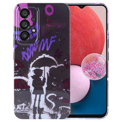Painted Pattern Precise Hole PC Phone Case, For Samsung Galaxy A13 4G