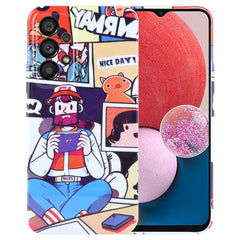 Painted Pattern Precise Hole PC Phone Case, For Samsung Galaxy A13 4G