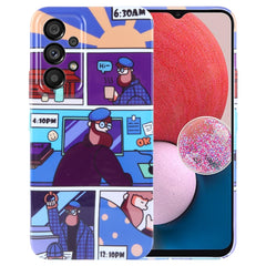 Painted Pattern Precise Hole PC Phone Case, For Samsung Galaxy A13 4G